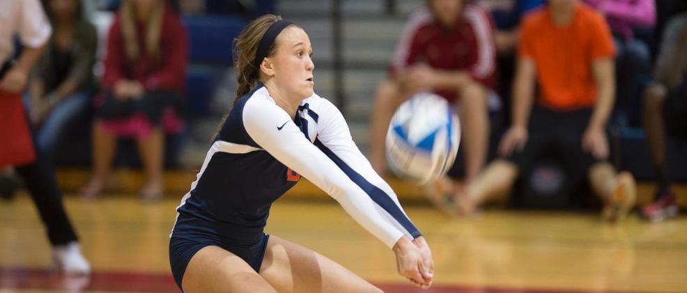 Volleyball Makes it Four Straight With 3-0 Victory Over Wayne State
