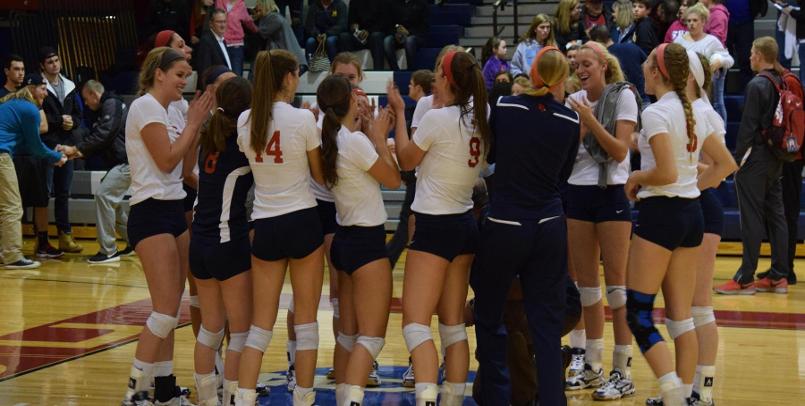 Volleyball falls to Huskies in home GLIAC contest, 3-0