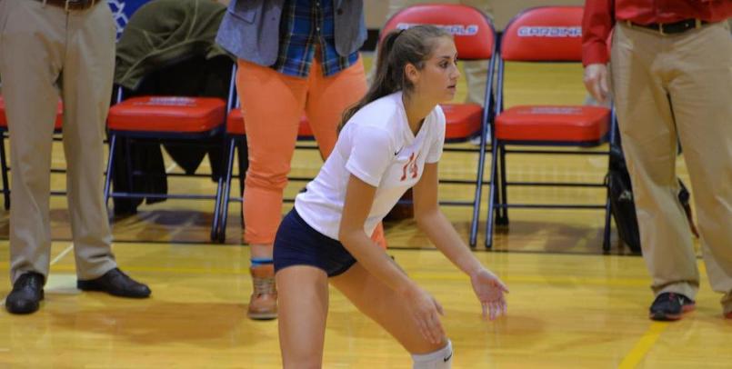 Andrea Brigham had a season-high 21 kills in Friday's match against the Wildcats...