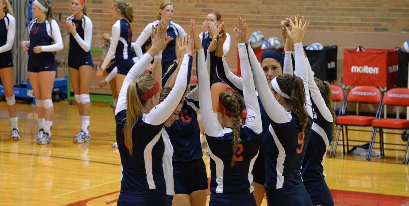 Volleyball drops three-set contest at Findlay in league action
