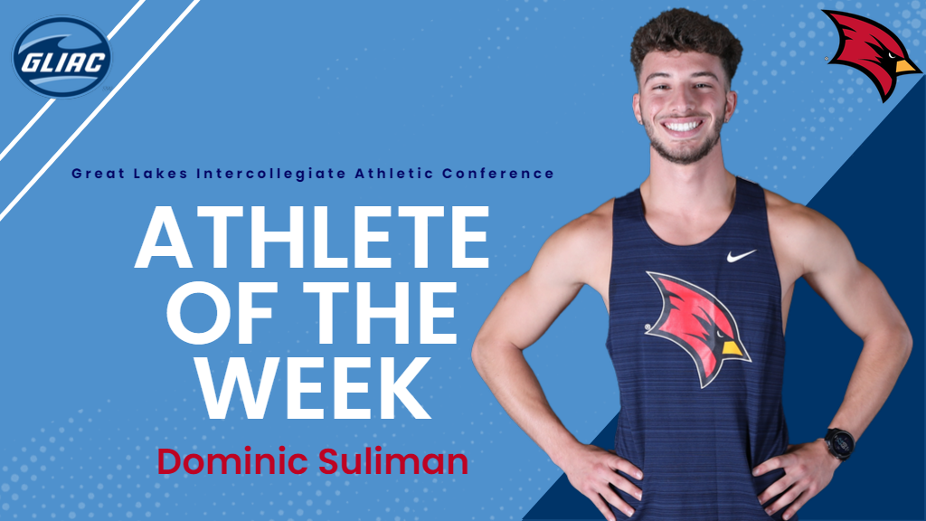Dominic Suliman Tabbed GLIAC Cross Country Athlete of the Week