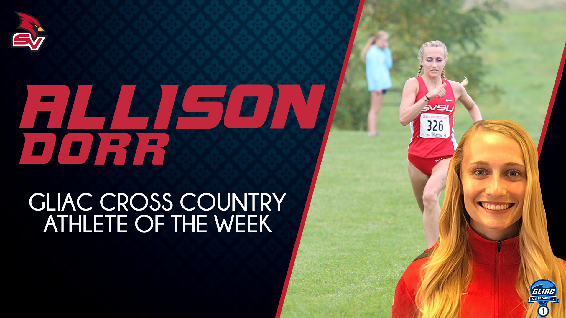 Allison Dorr Named GLIAC Cross Country Runner of the Week