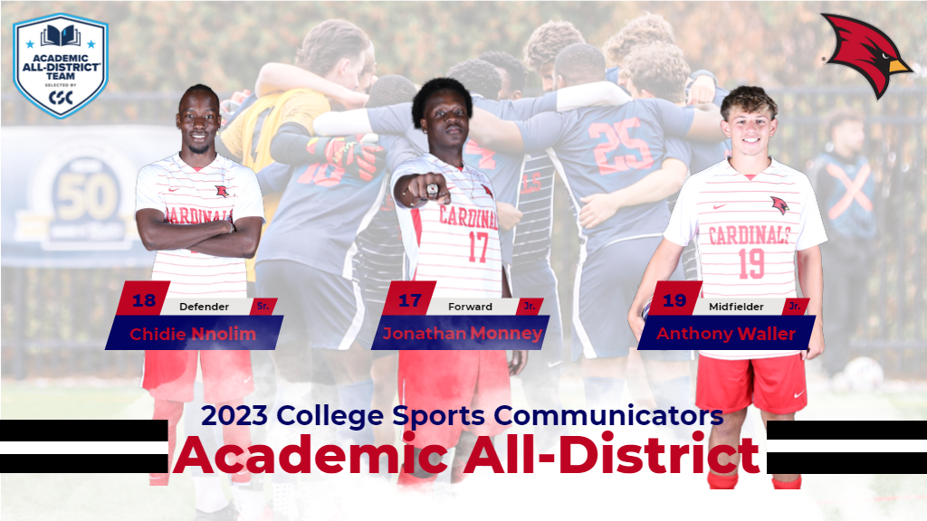 Three Men’s Soccer Players Named College Sports Communicators Academic All-District®