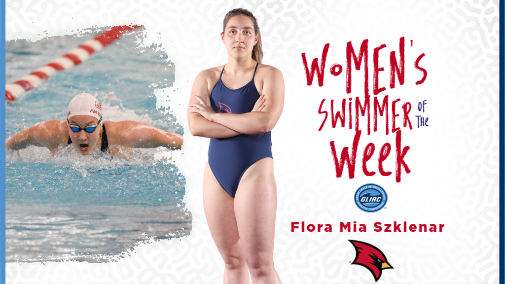 Flora Mia Szklenar Earns GLIAC Women’s Swimmer of the Week After Record-Setting Week