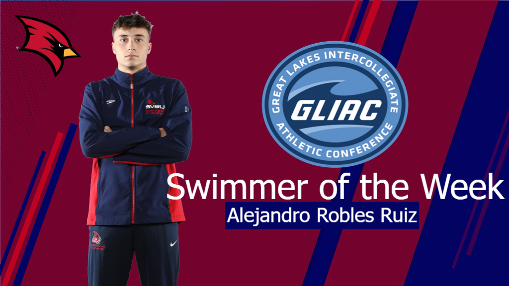 Alejandro Robles Ruiz Caps Record-Setting Week with GLIAC Men’s Swimmer of the Week Honor