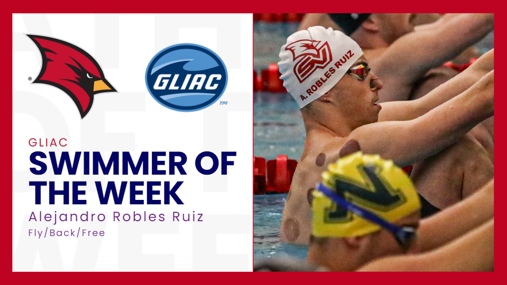 Alejandro Robles Ruiz Named GLIAC Swimmer of the Week